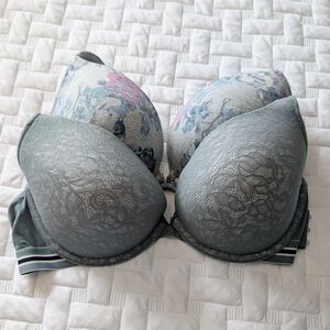 Cacique Set of Two - 40D Boost Plunge Bras